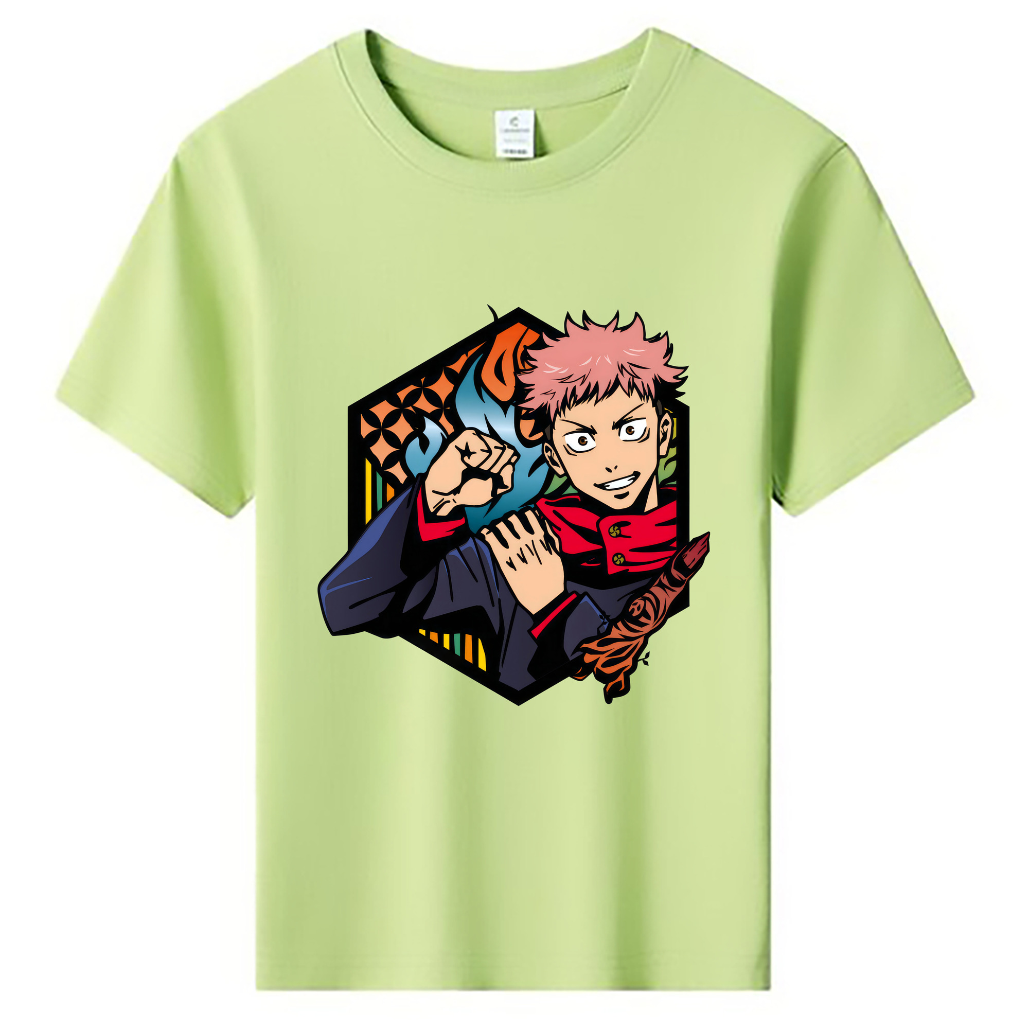 （画像用） 呪術廻戦 Jujutsu Kaisen 綿100％キッズTシャツ（フロントプリント）